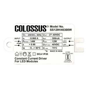 Colossus Core Static 12W 300mA SJ