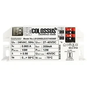Colossus Pro Static 12W 300mA LIX1 - TUYA