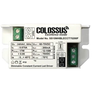 Colossus Pro Static 15W 200mA SIX1 - Plexilent